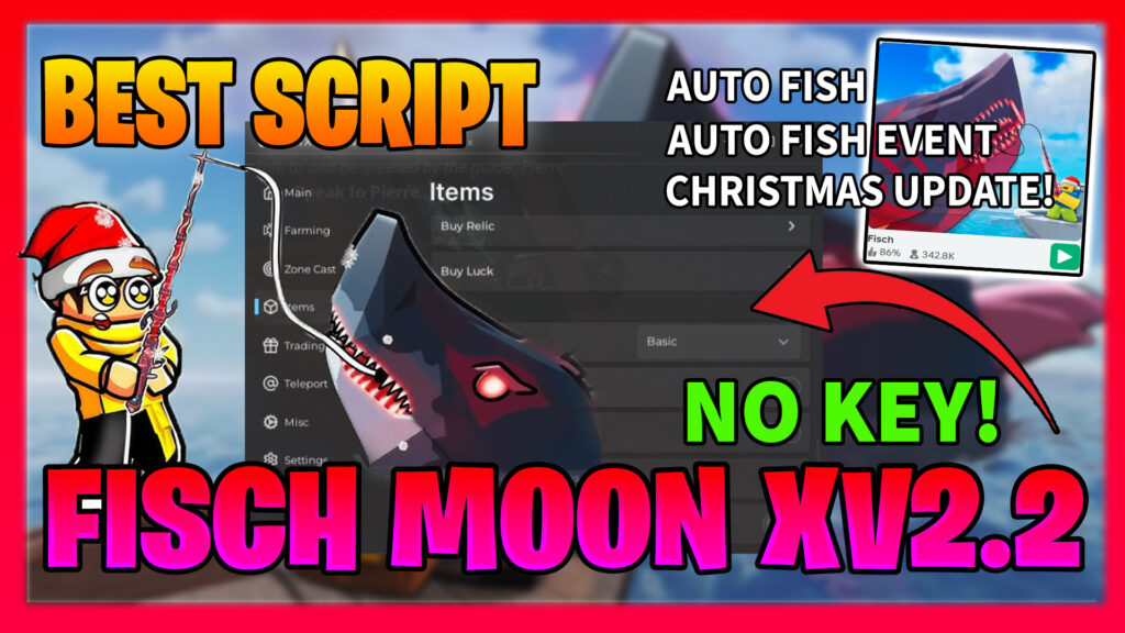 [UPD🎄] Fisch Script Pastebin 2024 | *NO KEY*, AUTO CALENDAR, MEGALODON, MORE!