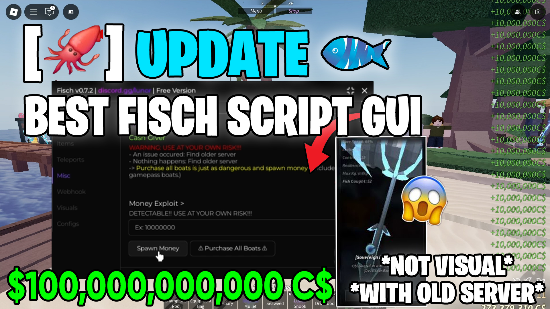 [UPD] Fisch Script Pastebin | FASTEST INFINITE COIN C$, (INCLUDING OLD SERVER CODES)