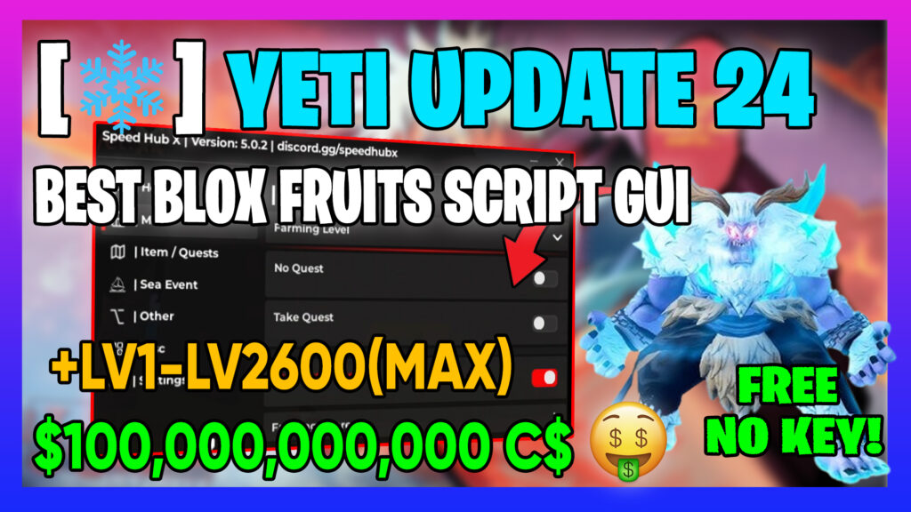 [UPDATE 24] Blox Fruits Script Pastebin GUI | AUTO FARM DEVIL FRUIT SNIPER AUTO MASTERY *NO KEY*