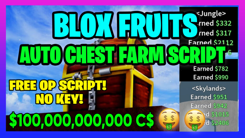 [New] Blox Fruit Auto Chest Farm Script! | Keyless | PASTEBIN! | FASTEST!